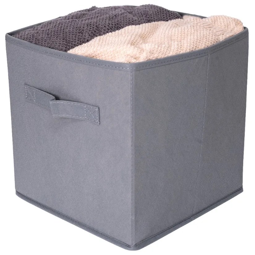 Cutie depozitare, Flex Box, UnicUtil, 28 x 28 x 28 cm, Gri, UUORG12