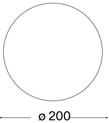 Ideal Lux - Sticlă de schimb universală MAPA pentru dulie E27, Ø 20 cm, albă