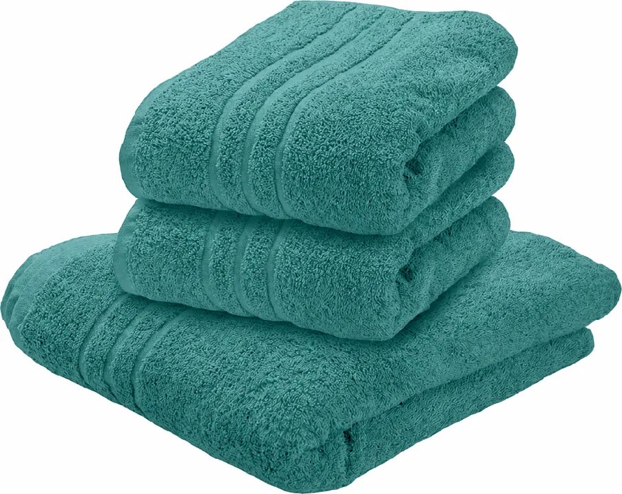 Prosop CLASSIC COLOR 50 x 100 cm petrol, 100% bumbac