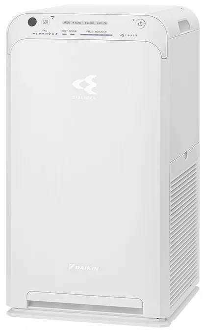 Purificator de aer Daikin Streamer MC55W, Pana la 41 m², 330 m³/h, 4 moduri, Ionizator cu plasma, HEPA, Alb