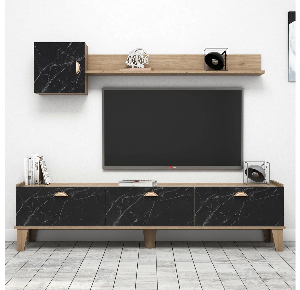 Mobilier living Summer (stejar + marmură). 1088302
