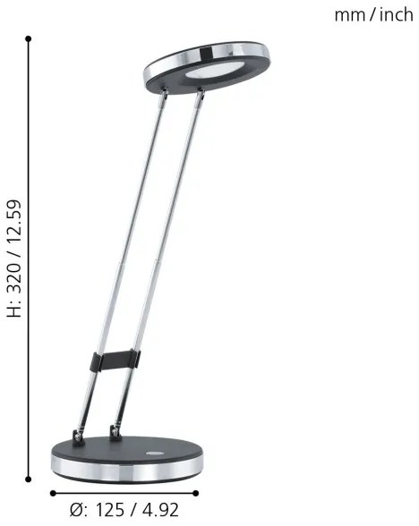 Eglo 93076 - Lampa de masa LED GEXO LED/3W/230V