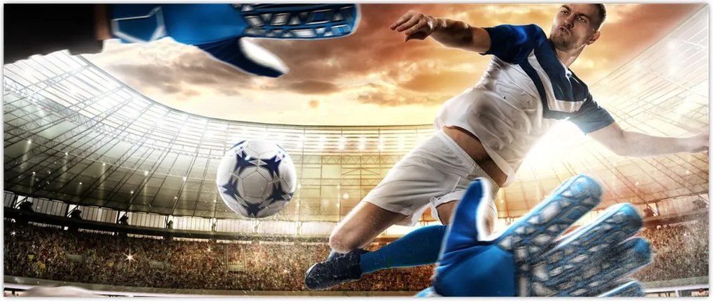 Tablou - Fotbalist (120x50 cm)