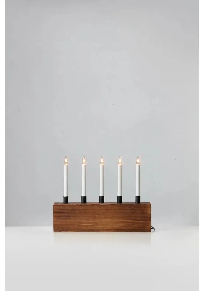 Decorațiune luminoasă de Crăciun maro Albero – Markslöjd