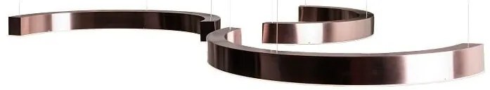 Lustra dimabila LED suspendata LOTUS Brushed Bronze