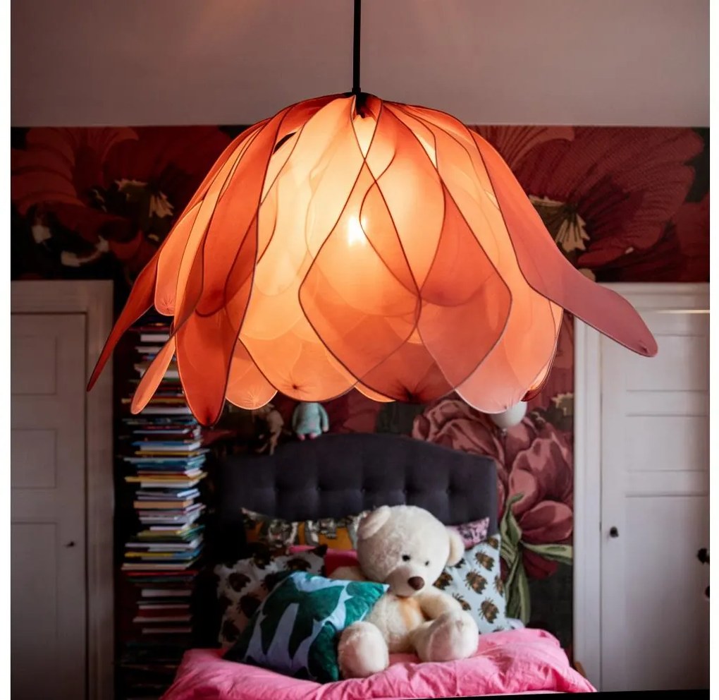 Lustră pe cablu ByRydens 4202270-0500 LOU LOU 1xE27/5W/230V roz