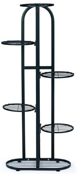 Suport înalt pentru flori cu 6 niveluri din oțel