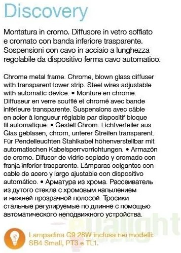 Lampadar, lampa de podea cu 3 Globuri cromate DISCOVERY PT3 017754