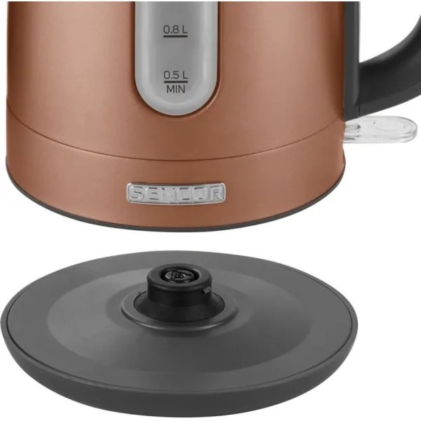 Sencor - Fierbător electric 1,2 l 2150W/230V cu finisaj cupru