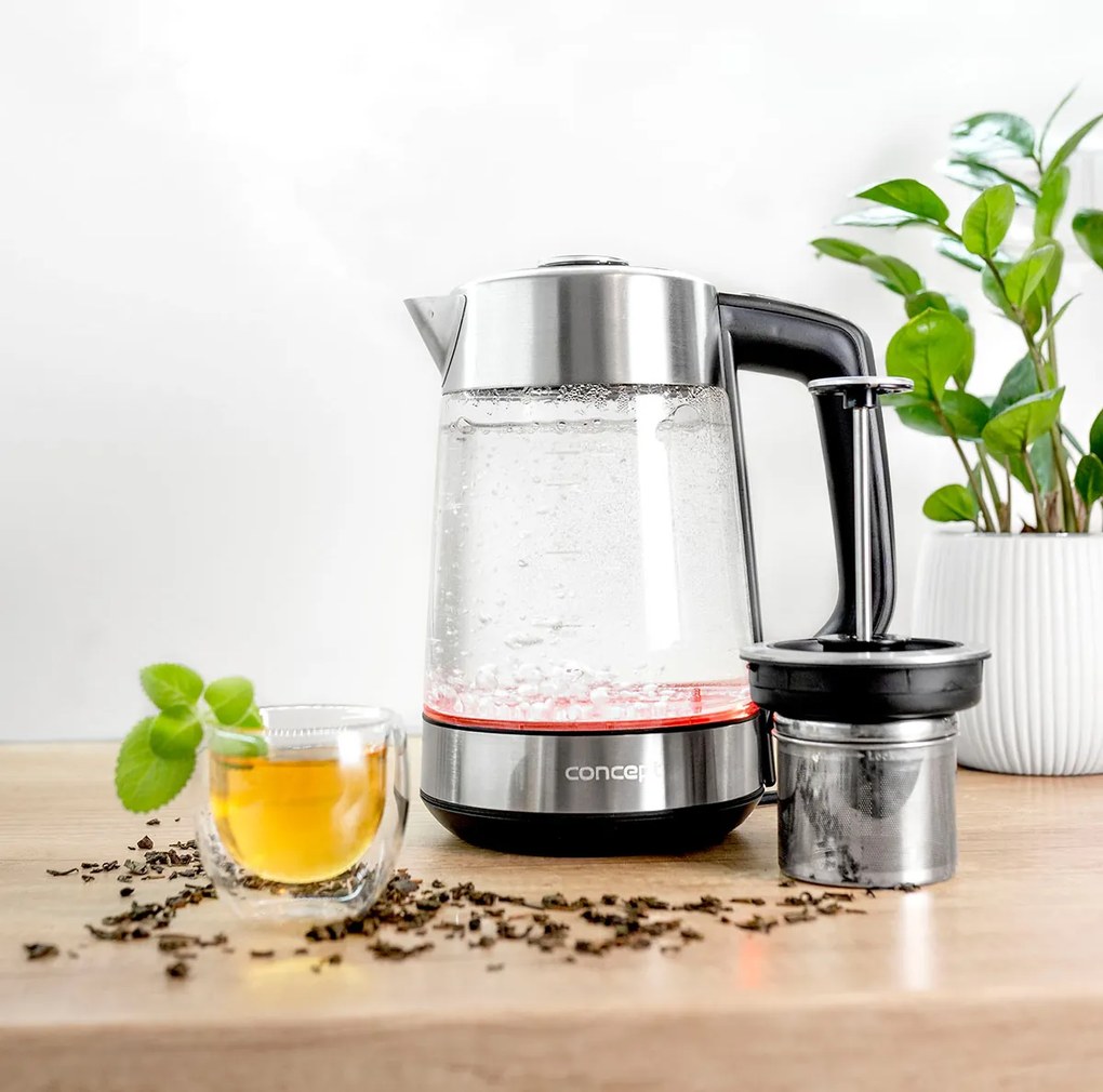 Fierbător Concept RK4190 cu control al temperaturii 1,7 l