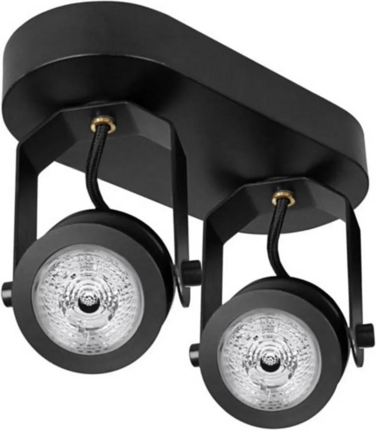 Osram - LED Lampă spot SINGLE 2xGU10/6,1W/230V negru