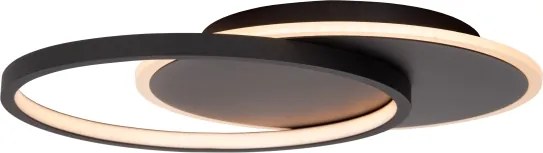 Plafonieră LED dimabilă Lucide 44112/24/30 AXELLE LED/24W/230V negru