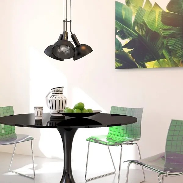 Lustră pe cablu BUFFI 3xE27/60W/230V