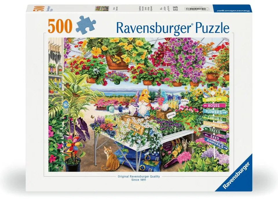 PUZZLE PARADISUL PLANTELOR 500 PIESE - RAVENSBURGER (RVSPA01447)