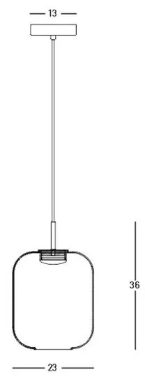 Pendul LED design decorativ Chloe II auriu