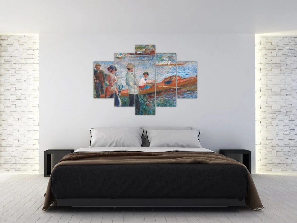 Tablou - Auguste Renoir, Oarsmen at Chatou, reproducere (150x105 cm)