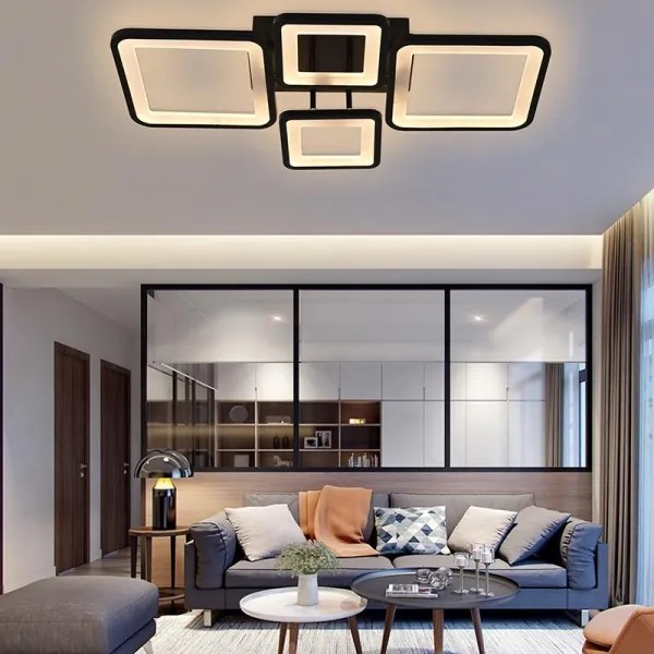 Lustră LED dimabilă aplicată LED/70W/230V 3000-6500K + telecomandă