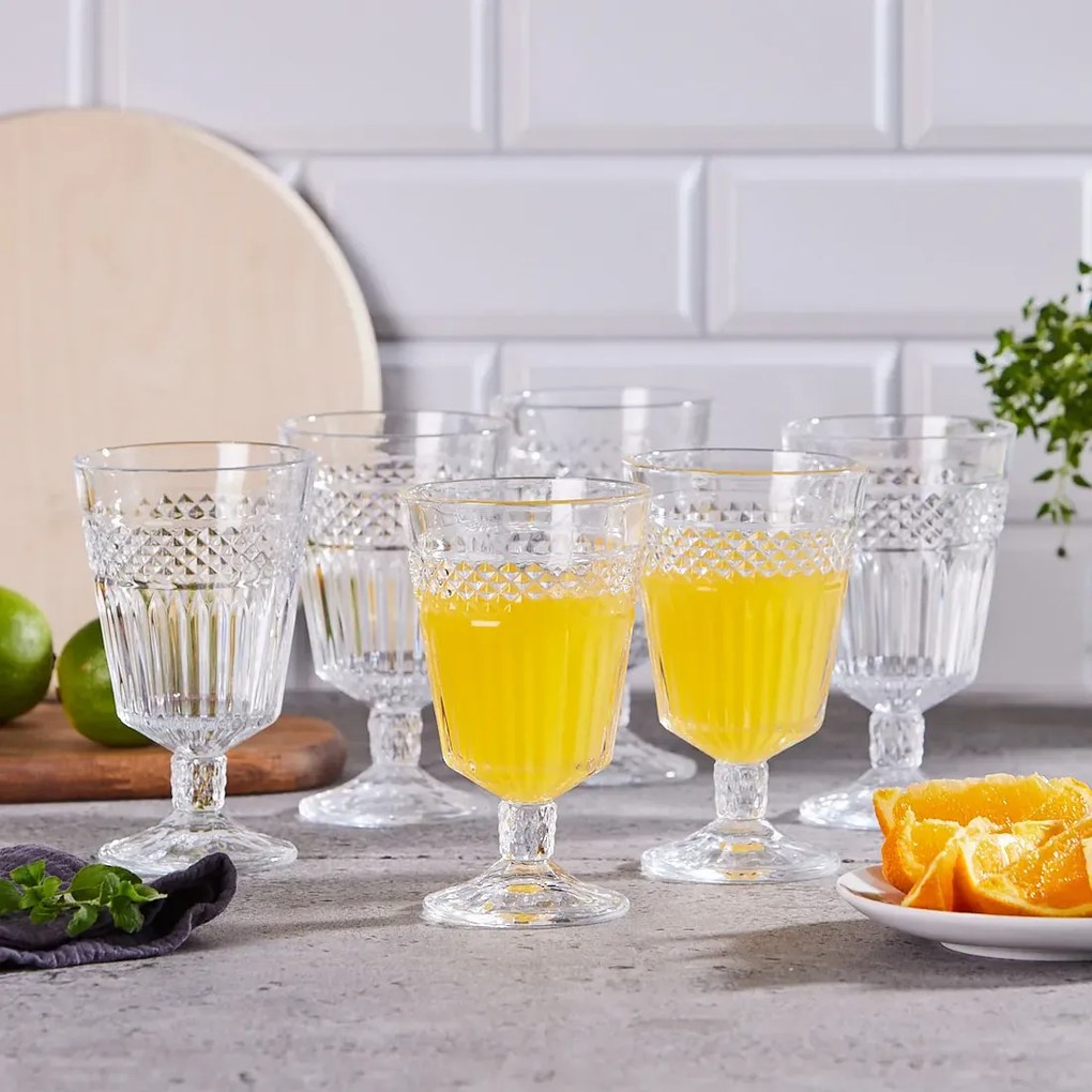 Altom Set de pahare cu picior Greta 330 ml, 6 buc.
