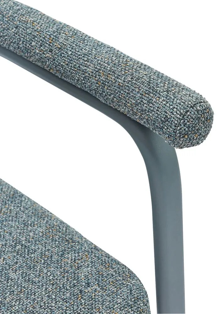 Set de scaune de sufragerie gri cu cotiere 2 buc. tapițat Ecto – Hübsch