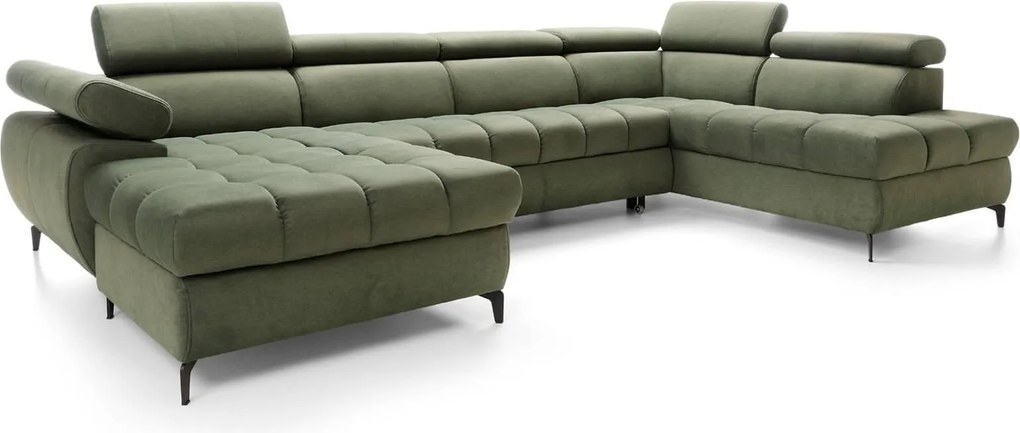 Colțar lemn masiv Strasbourg III Extensibil cu Depozitare