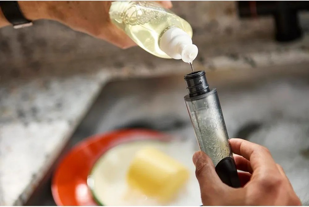 Perie de vase cu dozator și suport SinkTech – Joseph Joseph