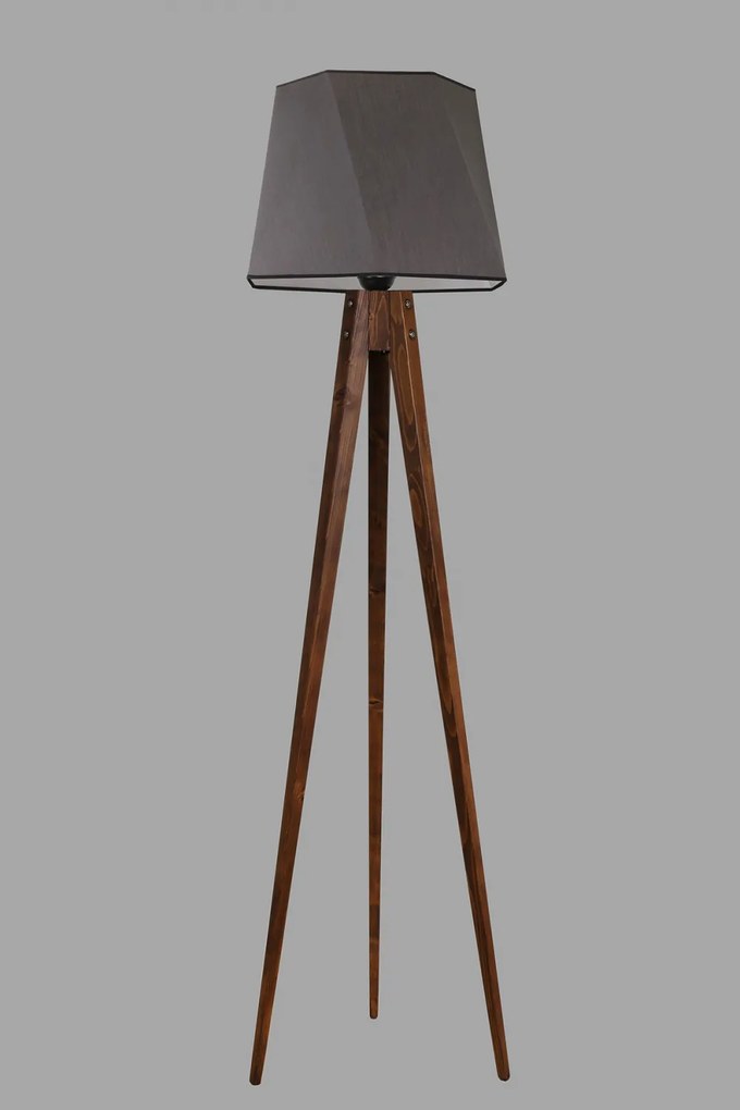 Trepied koyu gri Design interior Lampă de podea Gri închis 44x44x165 cm