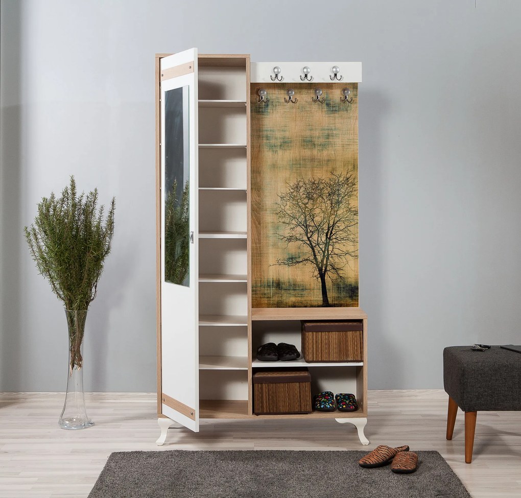 Mobilier hol Ivonne 729 (Stejar sonoma). 1088628