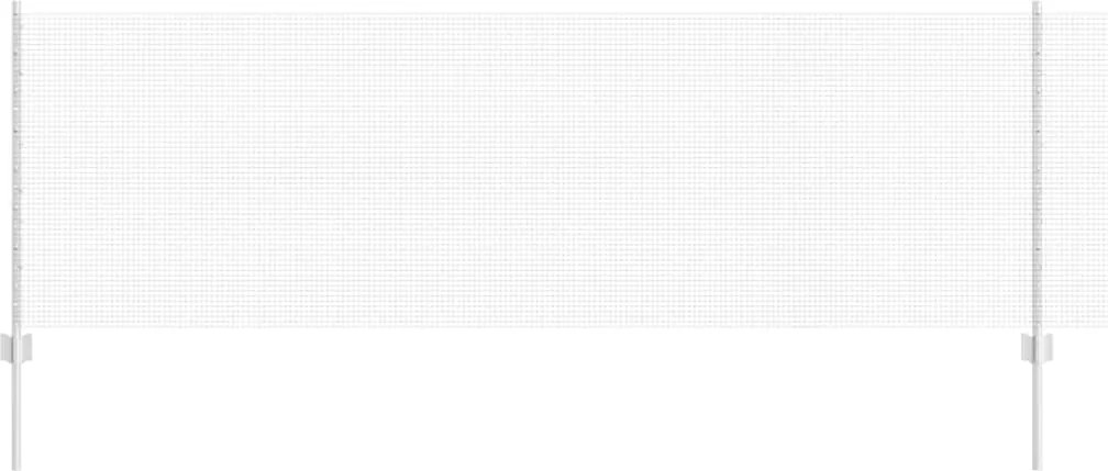 vidaXL Gard cu Stâlp Argintiu 0,8 x 50 m Oțel