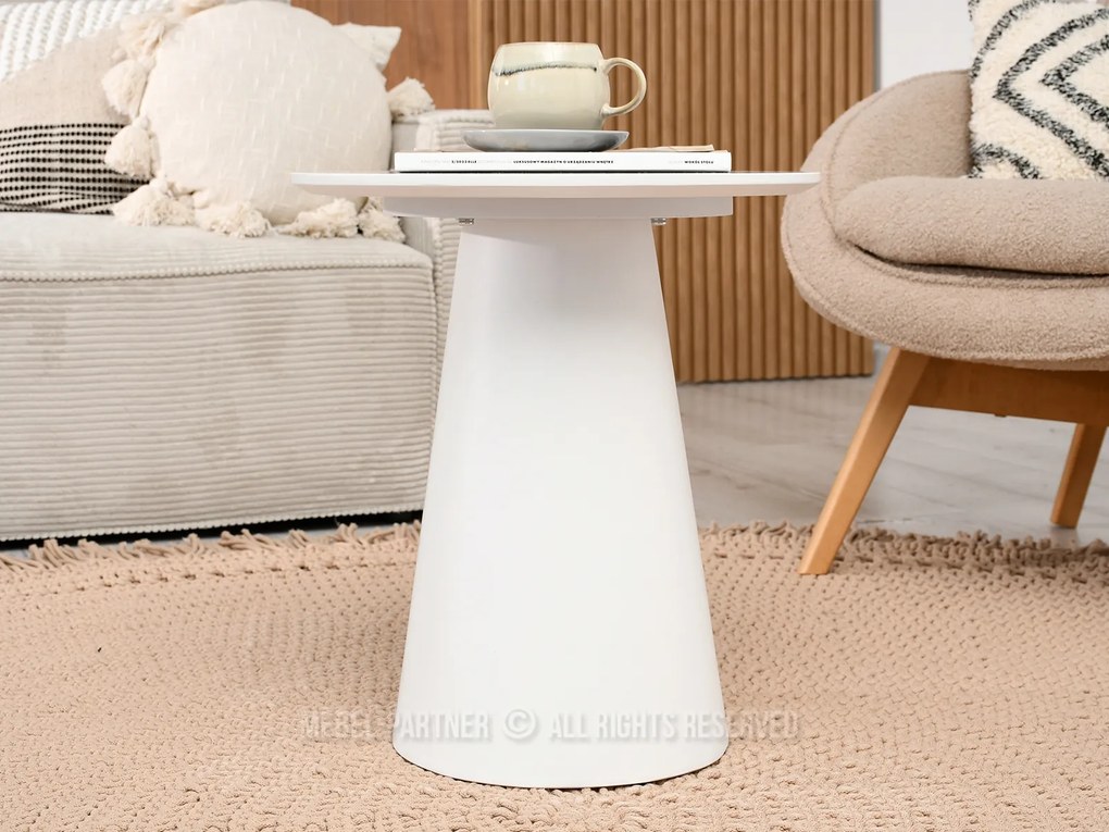 Măsuță de cafea Otava 45 (alb). 1111669