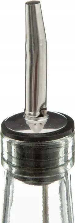 Sticle pentru ulei si otet in suport din bambus GUSTO, 2x 480 ml
