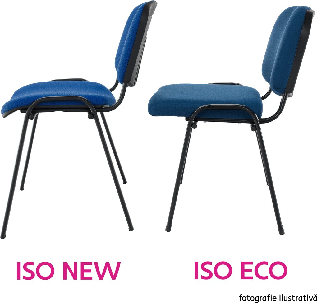 Scaun de birou, roşu, ISO NEW