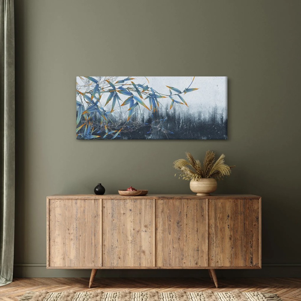 Tablou - Bambus pe perete (120x50 cm)