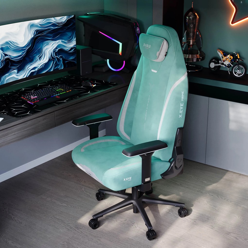 Scaun de gaming Diablo X.Eye Prime Mystic Mint Normal Size