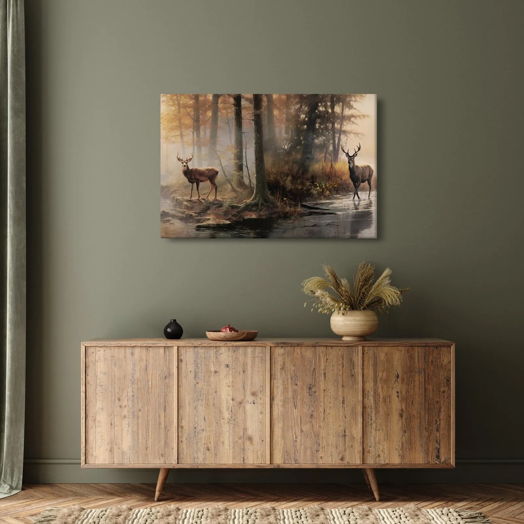 Tablou - Vintage pictura wildlife (90x60 cm)