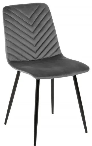 Neînvins Scaun de design Amazon catifea gri