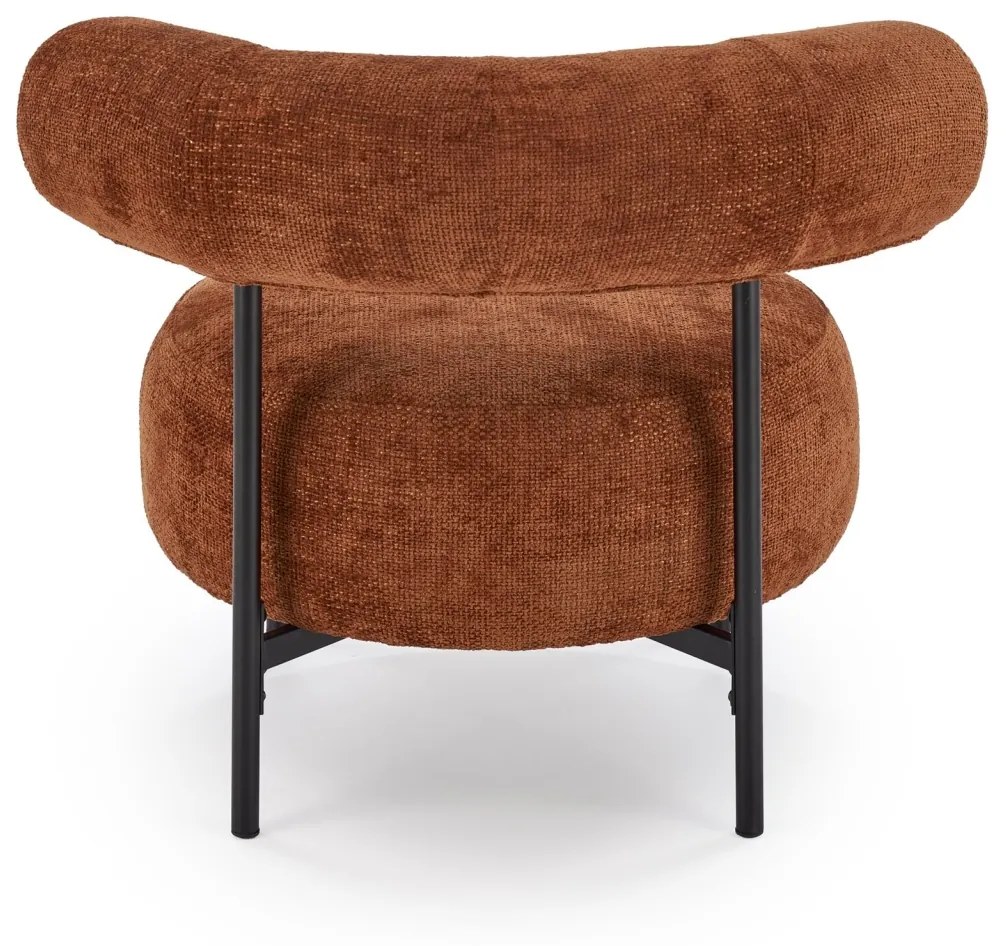 Fotoliu Hazard stofa cinnamon H72 cm