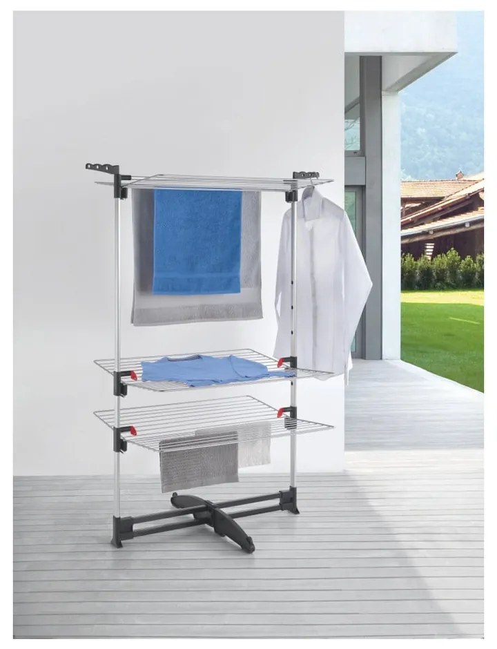 Uscător rufe supraetajat Metaltex Vario