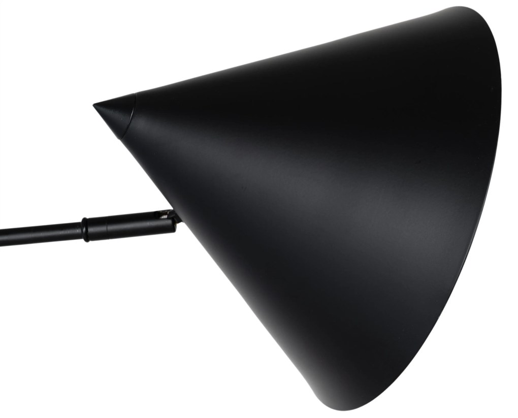 Lampa de perete de design neagră reglabilă - Triangolo