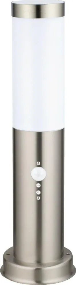 Brilagi - Lampă de exterior cu senzor 1xE27/15W/230V 40 cm IP44 crom mat