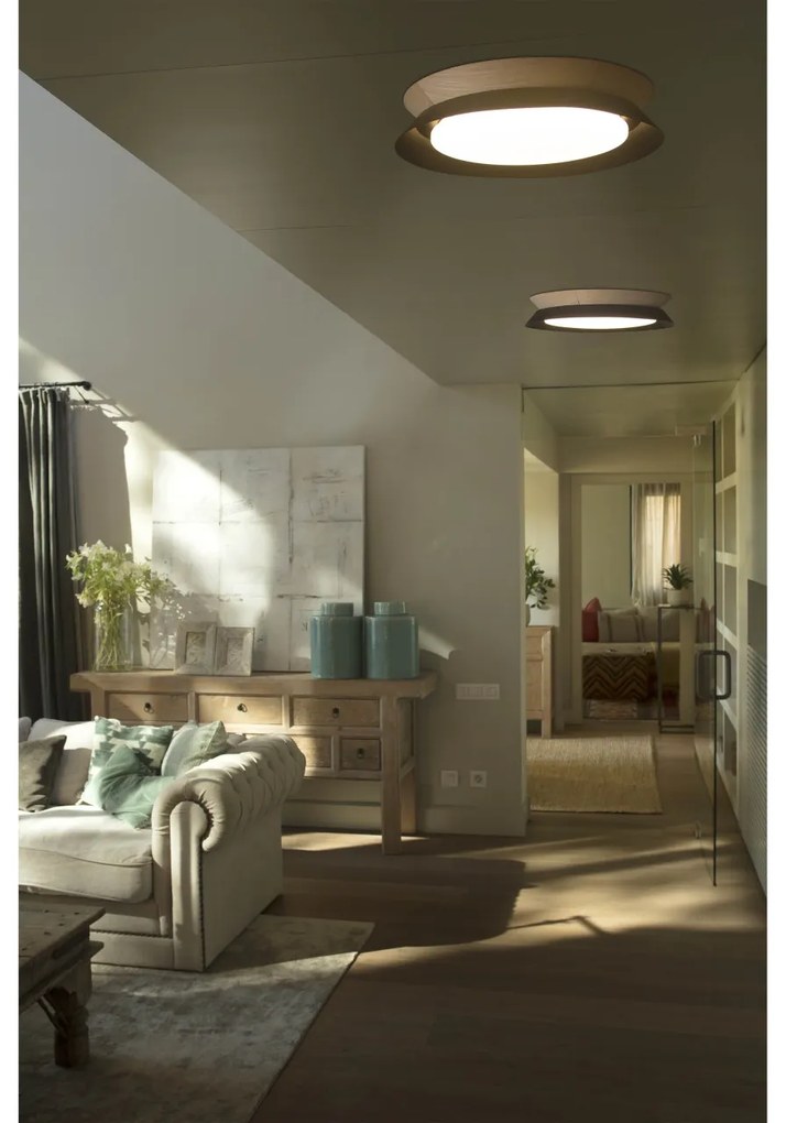 Lustra / Plafoniera LED design modern 45cm TENDER neagra