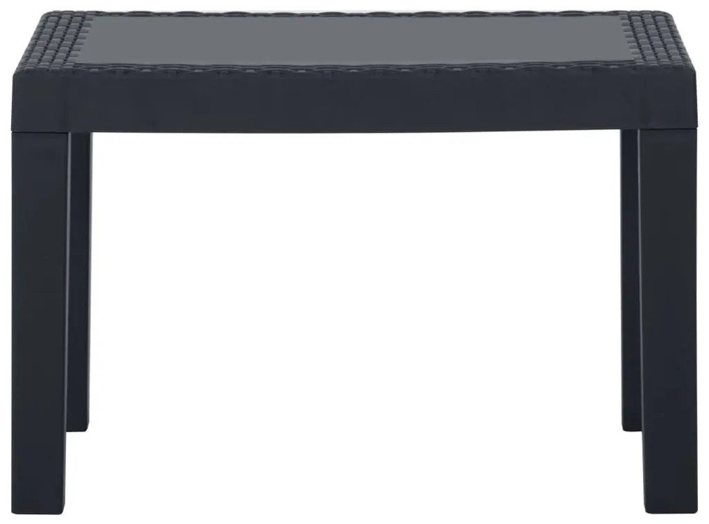 Set mobilier de gradina Culoare negru, OBASI