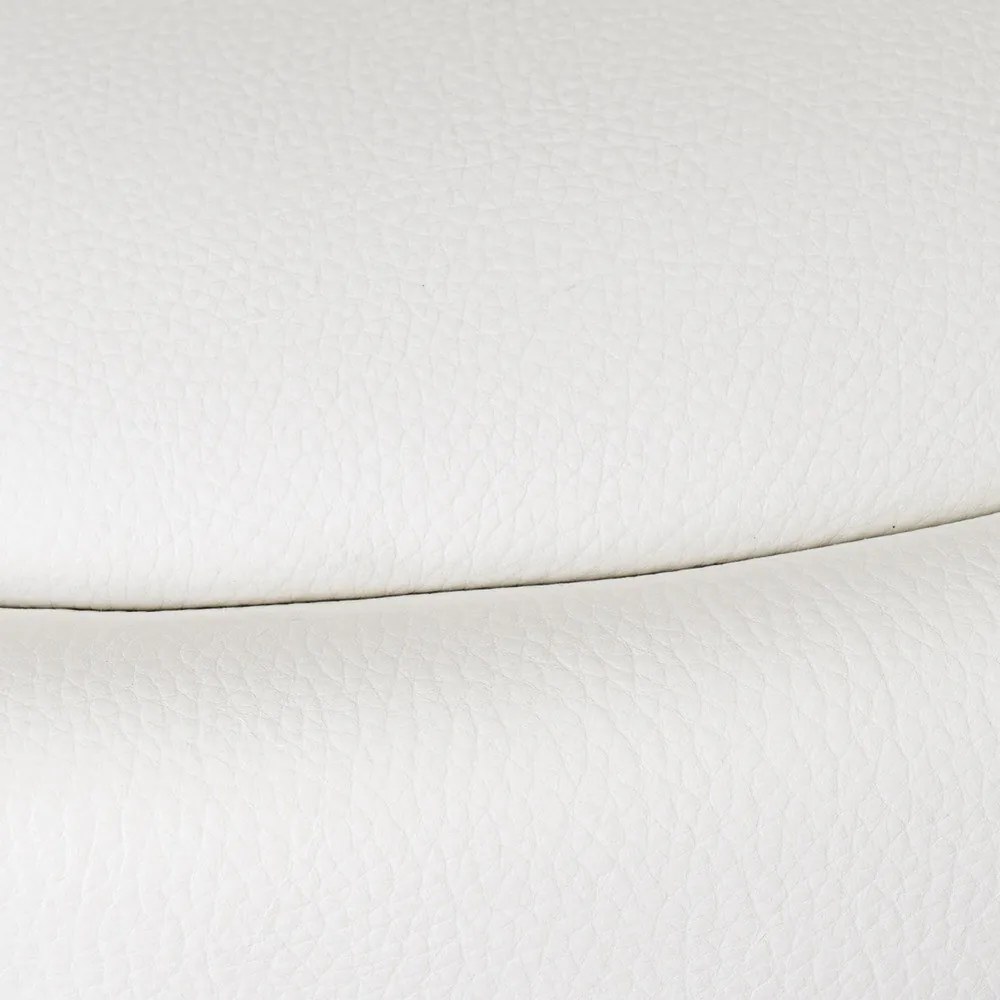 Scaune de bar albe cu înălțime ajustabilă 2 buc. din imitație de piele (înălțime șezut 72 cm) – Casa Selección