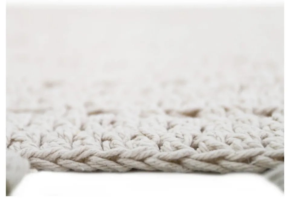 Covor pentru copii crem ø 120 cm Nila Ecru – Nattiot
