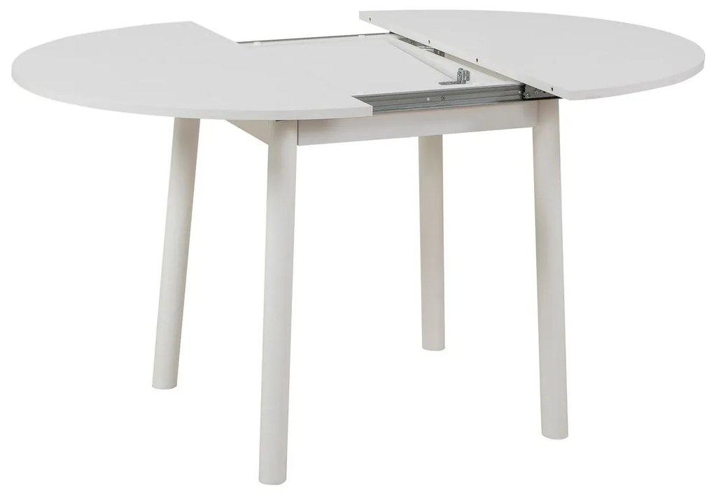 Masă de sufragerie extensibilă Duvasa 5 (alb) (pentru 4 persoane). 1093746