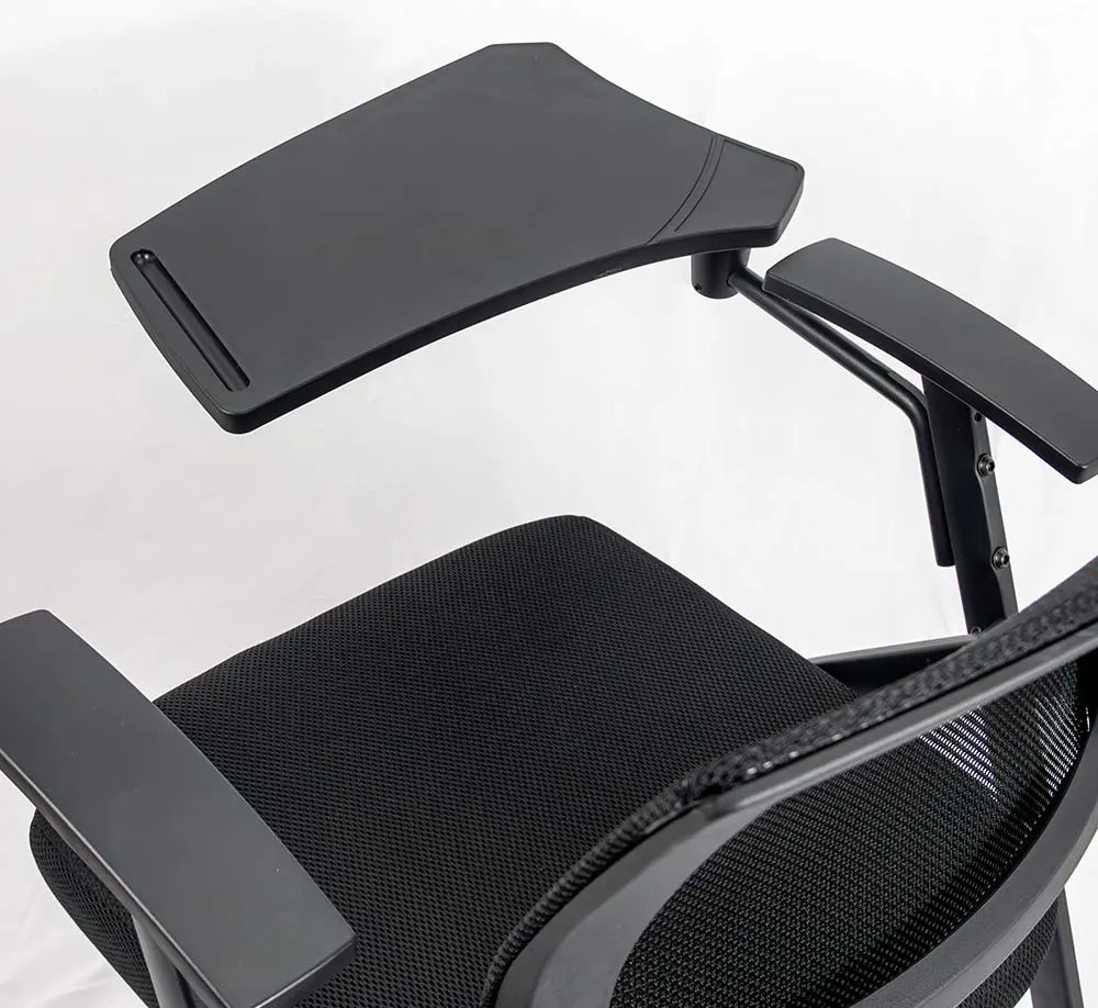 RESIGILAT - Scaun conferinta pliabil si masuta rabatabila HRC 603 negru