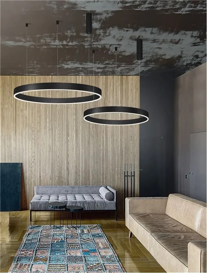 Lustra LED dimabila design circular MOTIF D-100cm