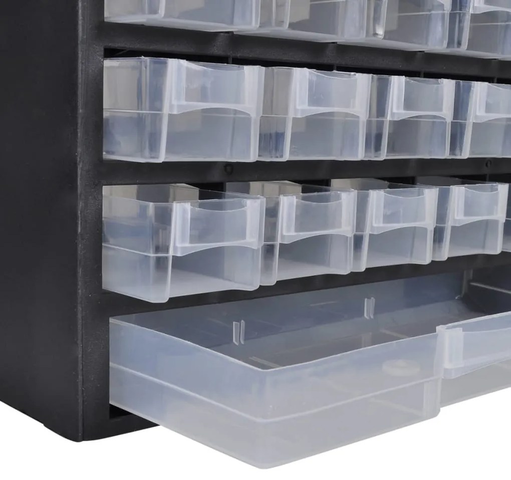 Dulap pentru unelte cu 41 sertare din plastic
