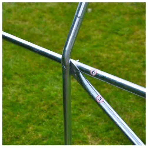 Solar de grădină ALB 2x3m cu filtru UV PREMIUM