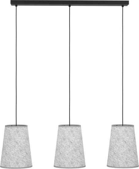 Lustră pe cablu Eglo 43985 ALSAGER 3xE27/40W/230V gri