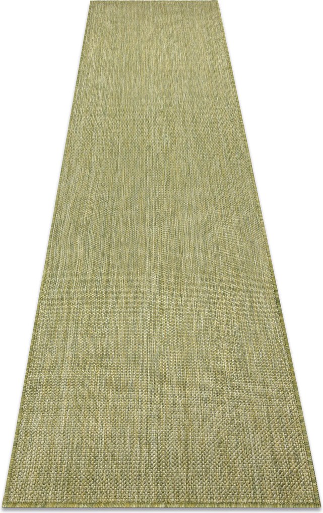 Covor, traversa SISAL SION A5165A Melanj țesute plate verde